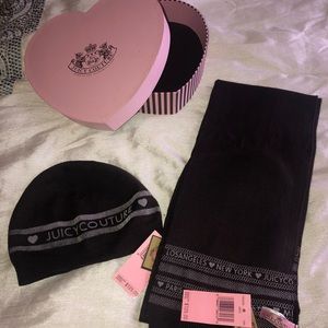 Juicy Couture Hat & Scarf Set